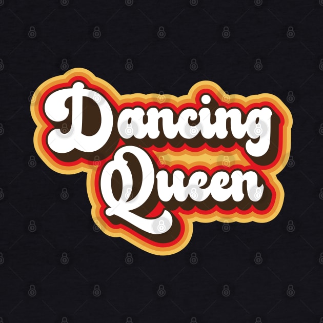 Dancing Queen Retro 70s Design by DetourShirts